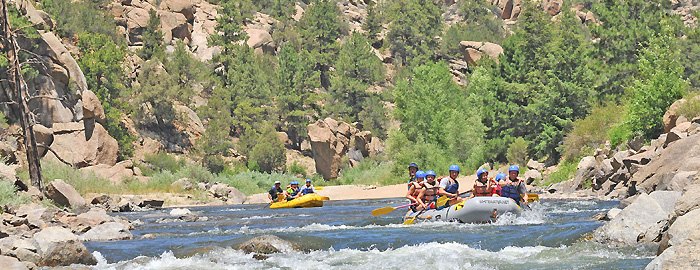 Browns Canyon - Class 3 whitewater rafting near Denver, Colorado