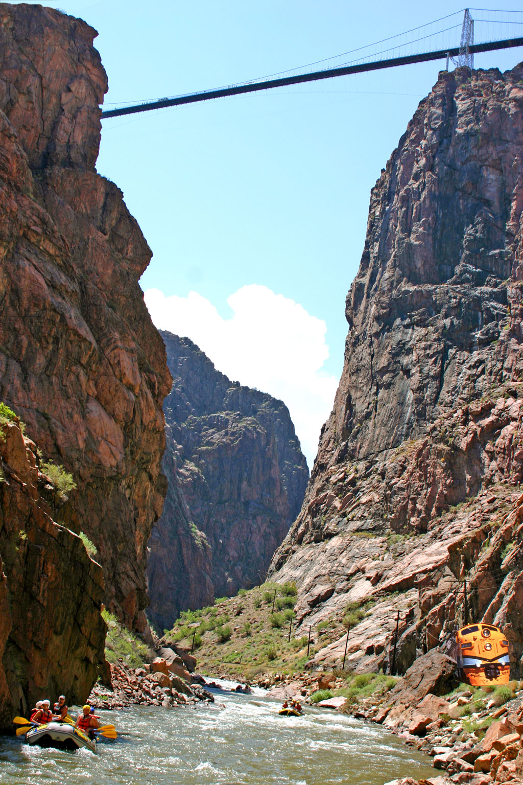 Canon City, Colorado white water rafting on the Arkansas River