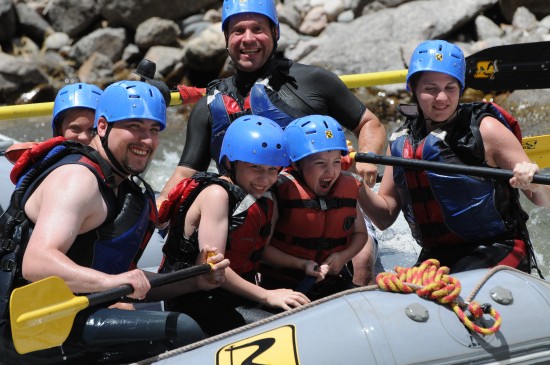 Colorado whitewater rafting. 