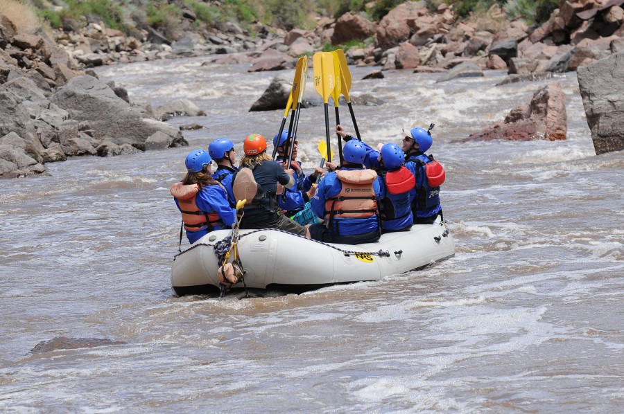 Family vacation ideas in Central Colorado: Whitewater rafting.