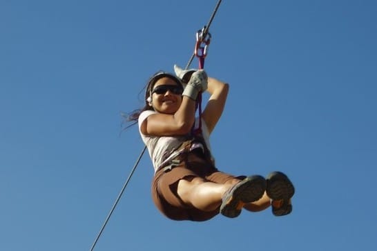 Family vacation ideas in Colorado: Zip line tours.