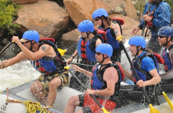 Colorado whitewater rafting. 