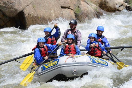 Whitewater rafting in Colorado. 