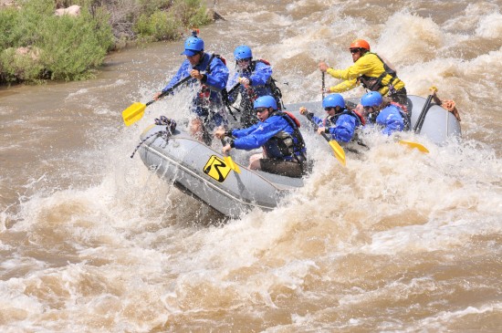 High water whitewater rafting trips