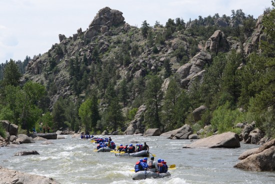 Colorado whitewater rafting guide. 