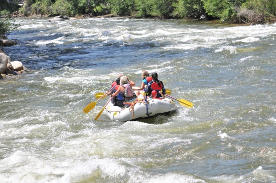 Family Float Rafting Trips in Colorado. 