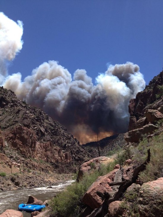 Royal Gorge Fire Update | White Water Rafting Colorado at Royal Gorge