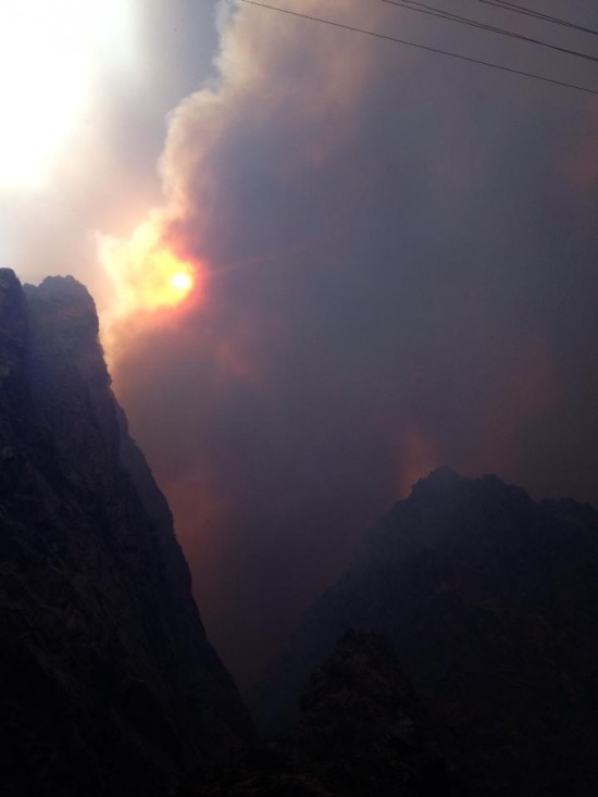 Royal Gorge Fire. 