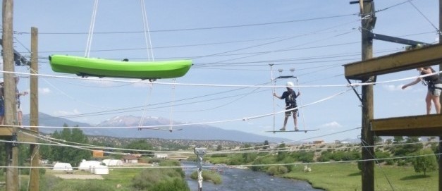 Browns Canyon Adventure Park near Buena Vista, Colorado.