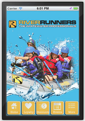 River Runners App for IPhone and Droid