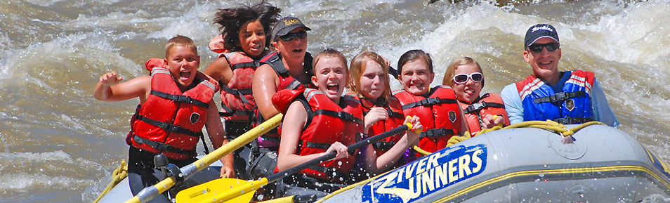 Family White water Rafting on the Arkansas River