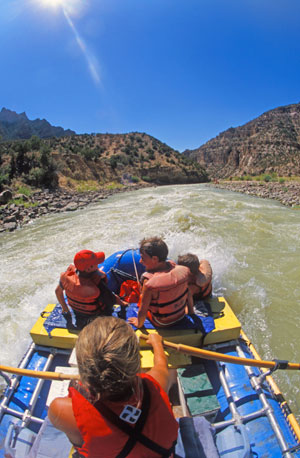 White water Rafting Utah in Dinosaur National Monument