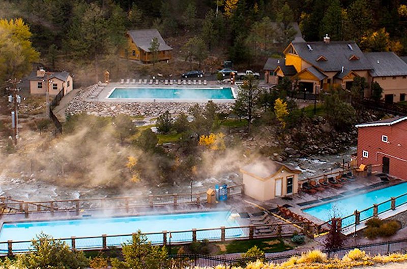 Hot Springs in Colorado. 