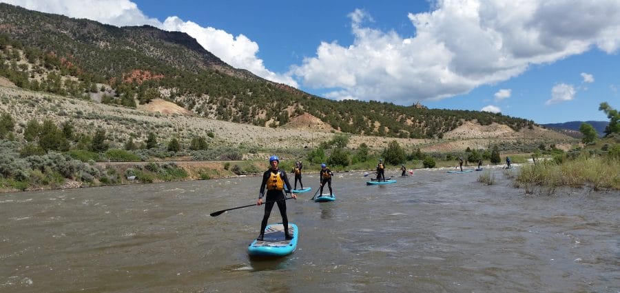 SUP Board Tours on the Arkansas River.