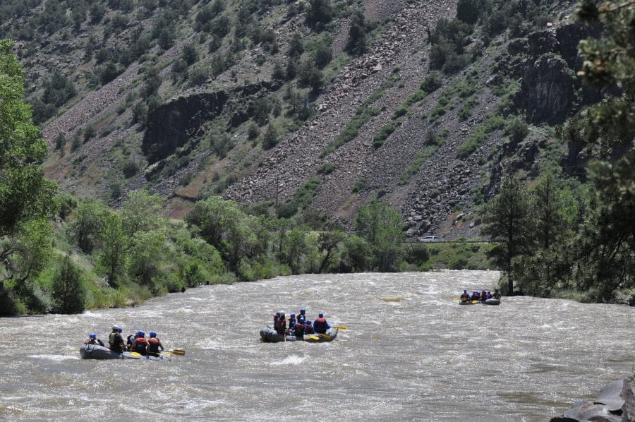 High Water on the Arkansas River. 