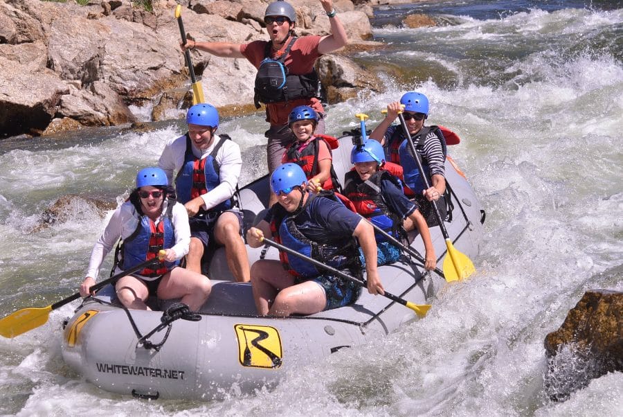 Beginner rafting trips in Colorado. 