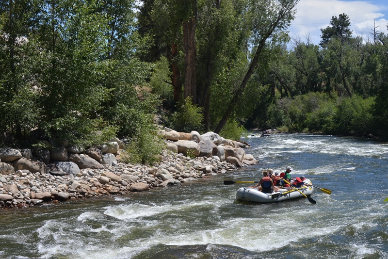 Beginner Rafting Trip in Colorado. 