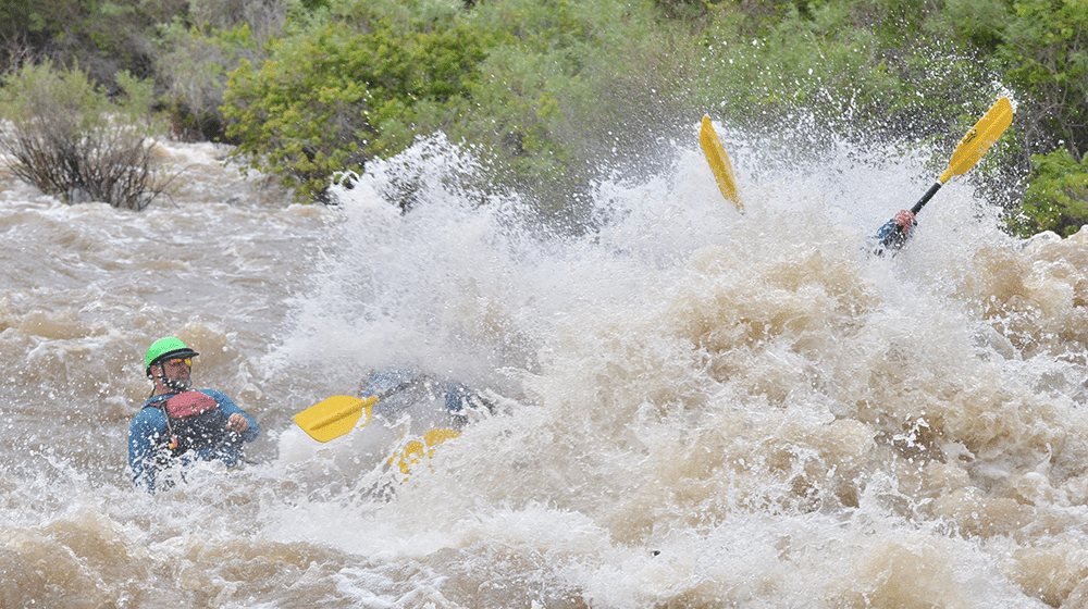 High Water on the Arkansas River.