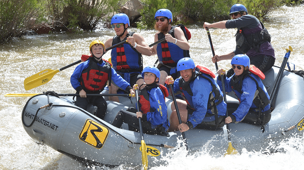 Rafting conditions.